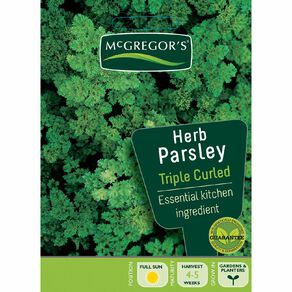 McGregor's Triple Curled Parsley Herb Vegetable Seeds