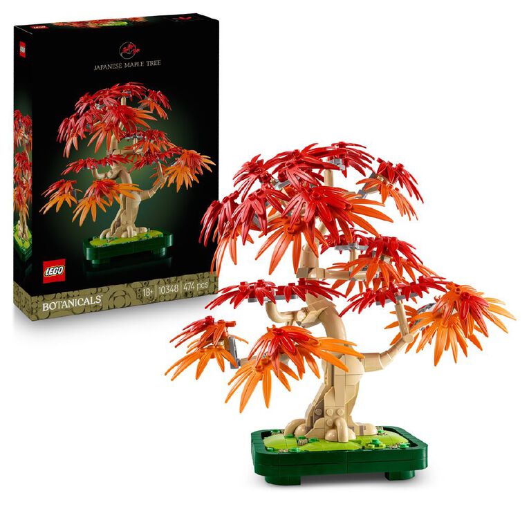 LEGO Botanicals Japanese Red Maple Bonsai Tree 10348, , hi-res