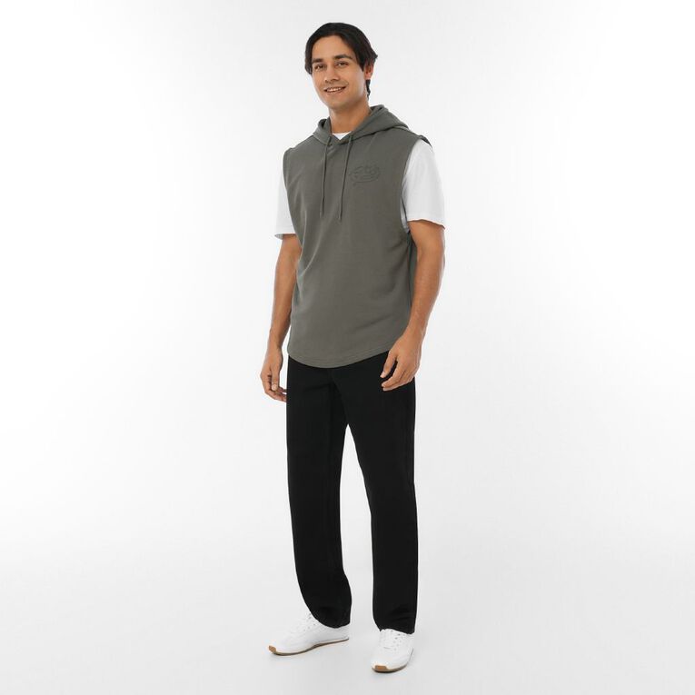 Garage Men's Hooded Muscle, Grey Dark, hi-res