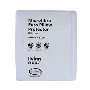 Living & Co Microfibre Euro Pillow Protector 67cm x 67cm White