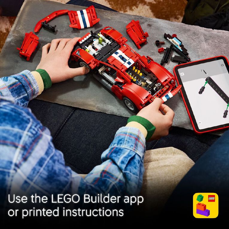 LEGO Technic Ferrari 488 PISTA Car 42235, , hi-res