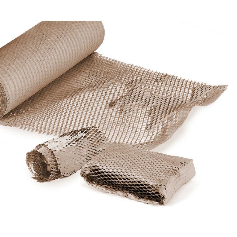 WS Honeycomb Kraft Wrapping Paper, , hi-res