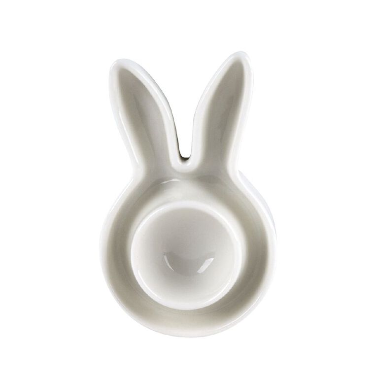 Living & Co Easter Bunny Egg Cup Ivory 20cm, , hi-res