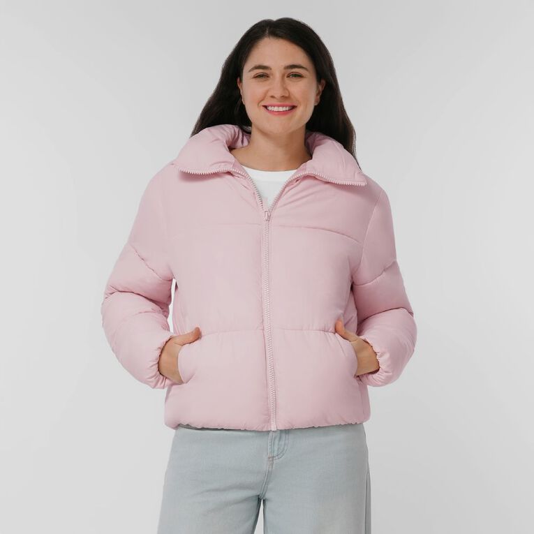 H&H Women's Puffer Jacket, Pink Light, hi-res