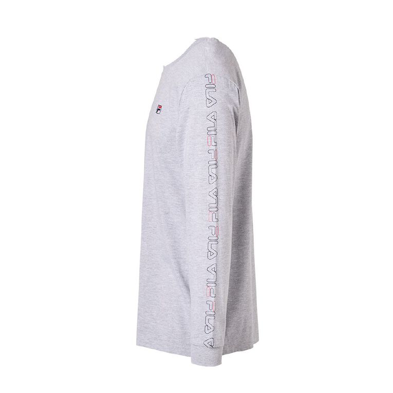 Fila Men's Long Sleeve Top, Grey Marle, hi-res