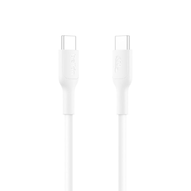 Belkin BoostCharge USB-C to USB-C Cable 60W 2.0 1m White, , hi-res