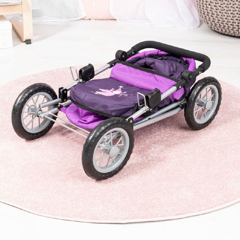Bayer Dolls Pram Trendy Purple Mid, , hi-res