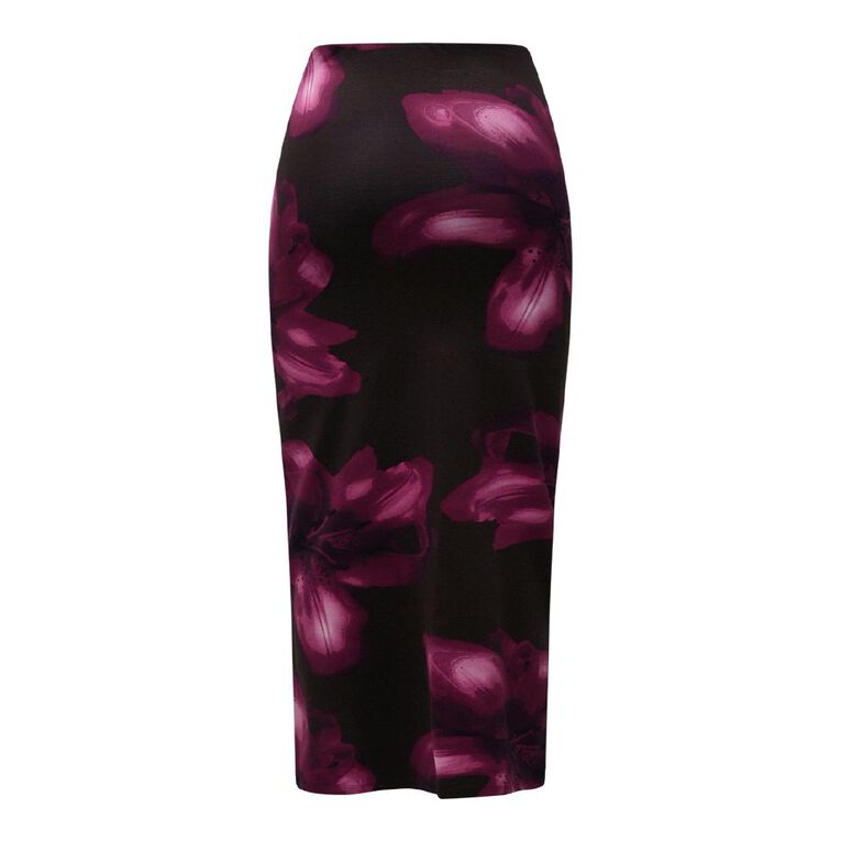 Garage Women's Printed Contour Maxi, Brown, hi-res