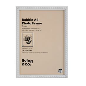 Living & Co Bobbin Frame White A4