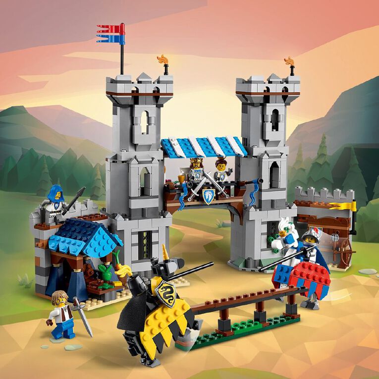 LEGO CREATOR Medieval Horse Knight Castle 31168, , hi-res