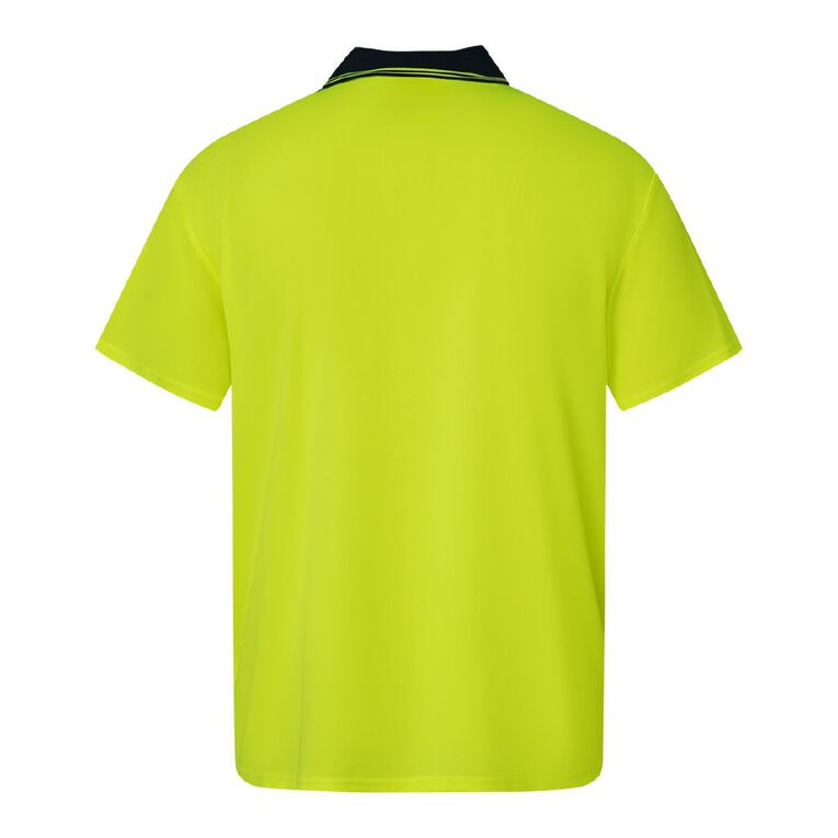 Rivet Men's Short Sleeve Polo, Yellow, hi-res