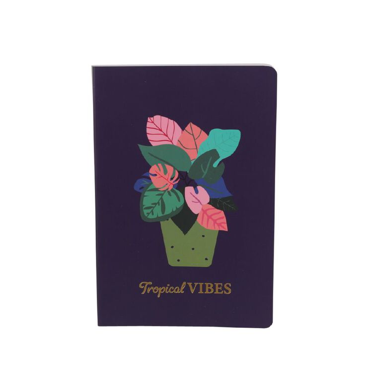 Uniti Adults Tropical Crush A5 Flower Notebook, , hi-res
