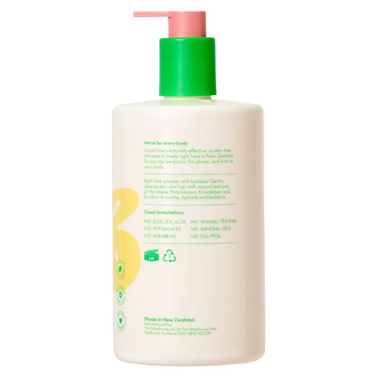 Good One 3 in 1 Body Hair and Bubbles 750ml, , hi-res