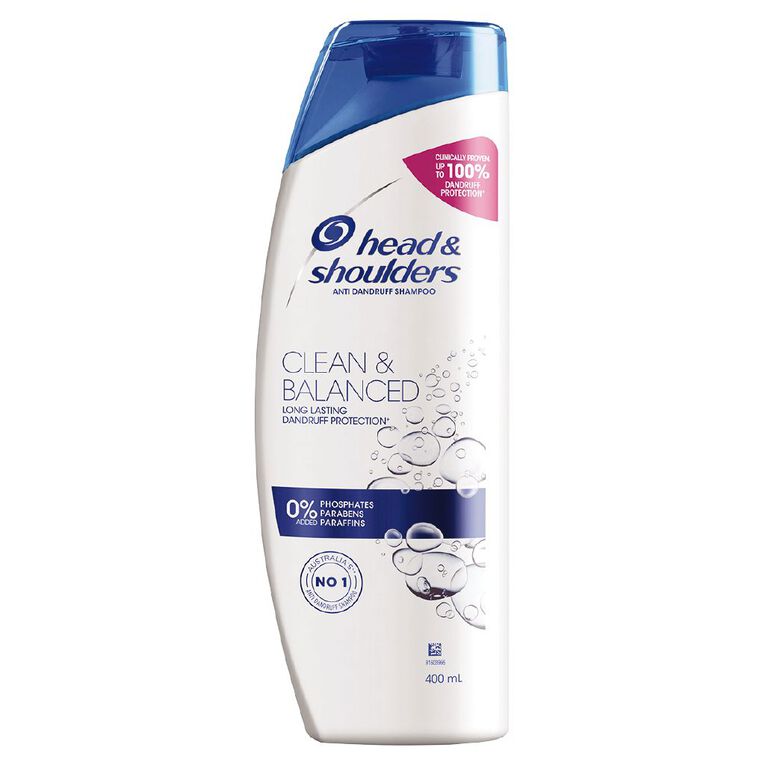 Head & Shoulders Clean & Balanced Shampoo 400ml, , hi-res