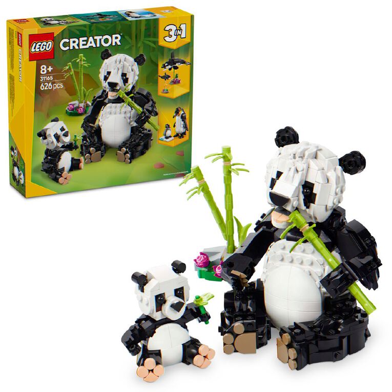 LEGO CREATOR Wild Animals Panda Family 31165, , hi-res