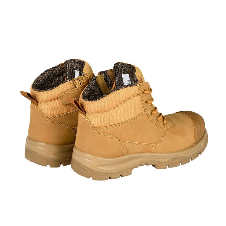 Rivet Men's Rogue Steel Toe Work Boots, Tan, hi-res