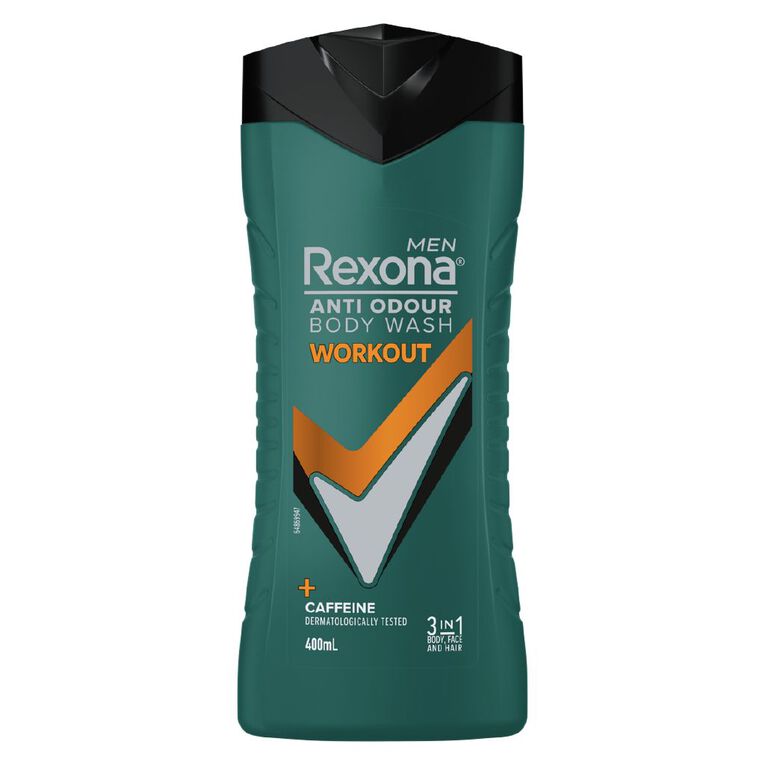 Rexona Men's Workout Body Wash 400ml, , hi-res