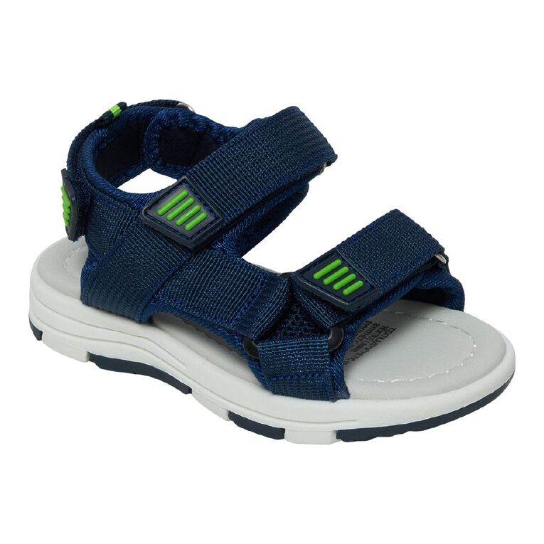 Young Original Junior Kids' Brounce Sandals, Navy, hi-res