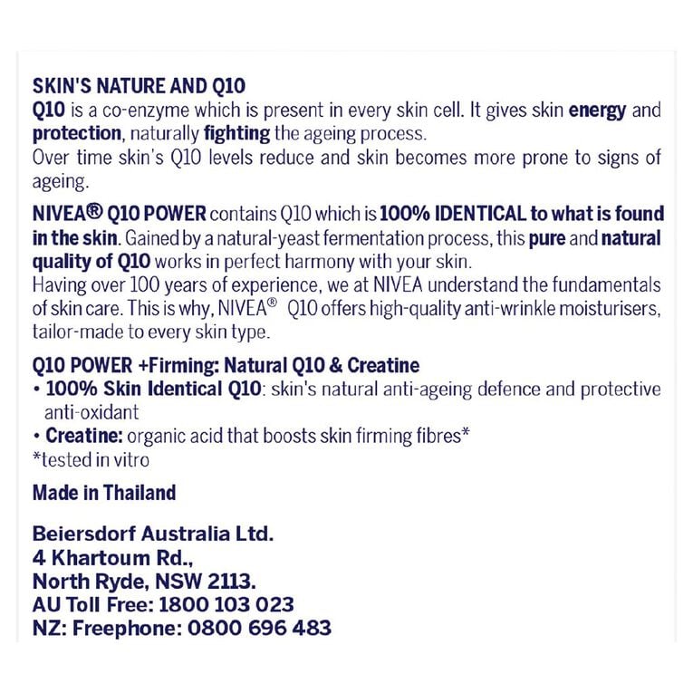 Nivea Q10 Power Anti Wrinkle SPF30+ Day Cream 50ml, , hi-res
