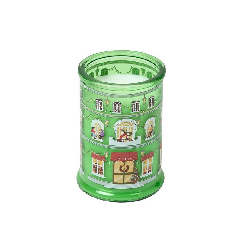 Wonderland Home Festive Candle Balsam & Eucalyptus Green, , hi-res
