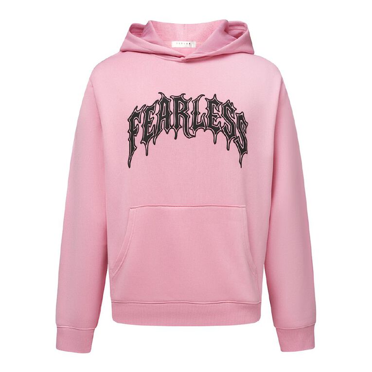 Garage Men's Fresh Hooded Sweat Graphic, Pink Mid, hi-res
