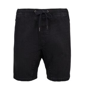 Garage Men's Denim Elastic Waist Shorts