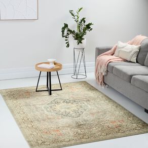 Living & Co Printed Rug Beige 160cm x 230cm