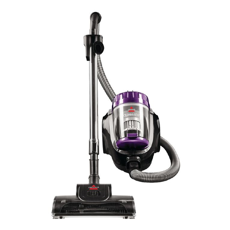 Bissell CleanView Canister Multi-Cyclonic Turbo Vacuum Purple/Black, , hi-res