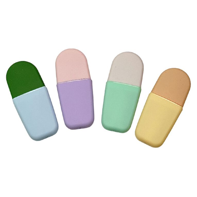 Uniti Stationery Elegant Simplicity Highlighters 4 Pack, , hi-res