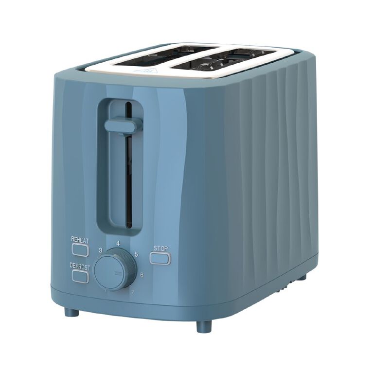 Living & Co 2 Slice Toaster Blue, , hi-res