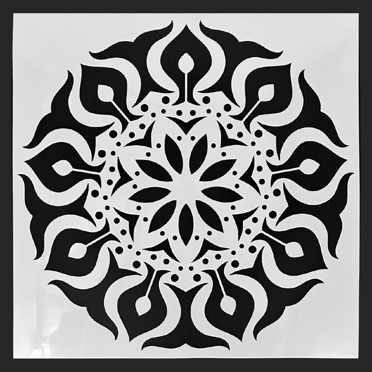 Uniti Stencils Mandela 4 Set 12 inch, , hi-res