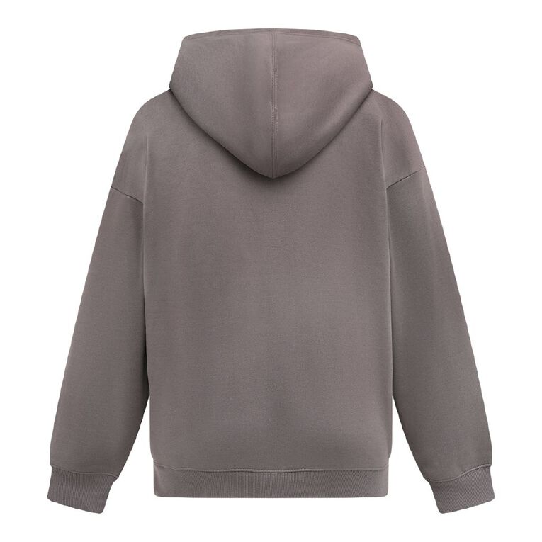 Garage Women's Fresh Fleece Hoodie, Grey Dark, hi-res