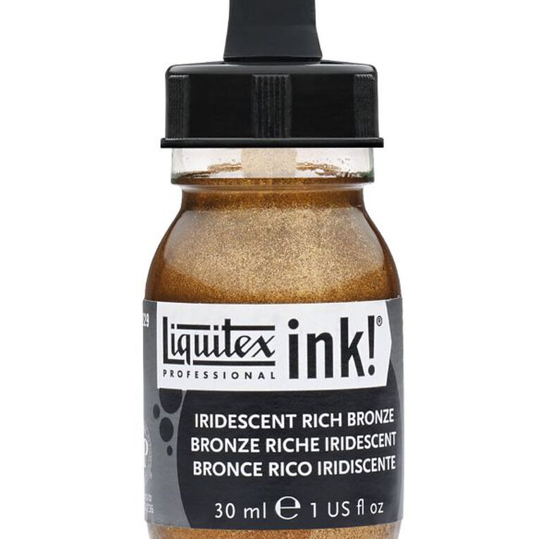 Liquitex Ink 30ml Irid Rich Bronze, , hi-res