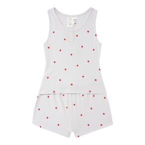 H&H Girls' Tank and Short Pyjama Set