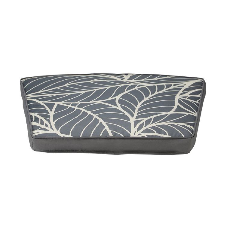 Living & Co Outdoor Tub Chairpad Leaves Grey, , hi-res