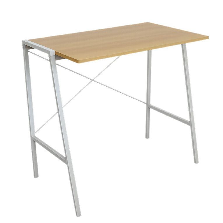Workspace Tyson 800 Desk with Metal Frame, , hi-res