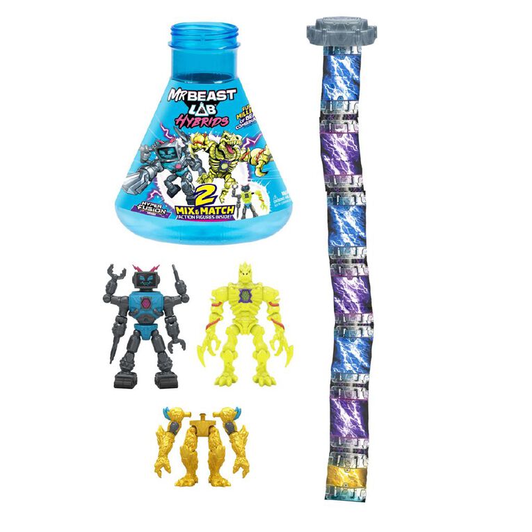 Mr Beast Lab Hybrids 2 Mix & Match Action Figure Multi Pack, , hi-res