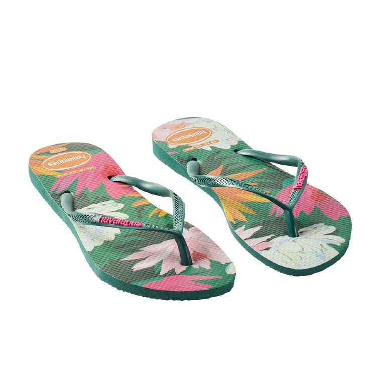 Havaianas Slim Summer Bliss Jandals, Multi-Coloured, hi-res