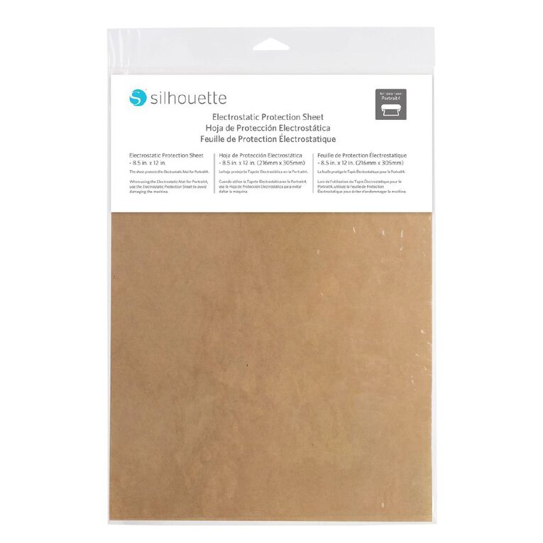 Silhouette Electrostatic Protection Sheet Portrait 4 2 Pack, , hi-res