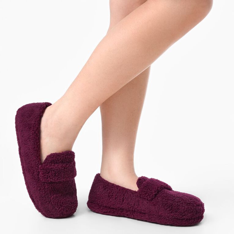 H&H Women's Milly Slipper, Maroon, hi-res