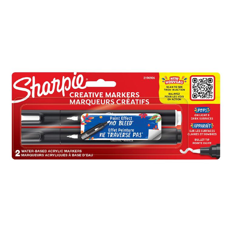 Sharpie Creative Markers Bullet 2 Pack, , hi-res