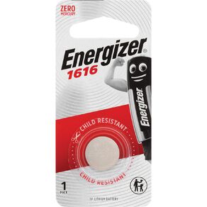 Energizer Lithium Coin Battery 1616 1 Pack