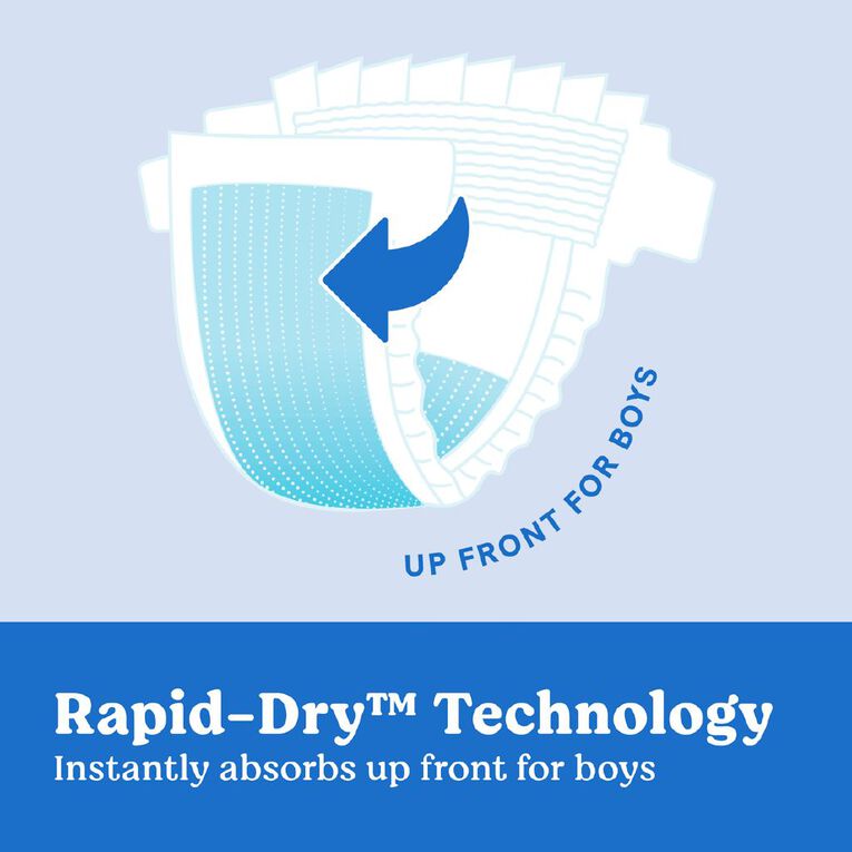 Huggies Boys' Convenience Nappy Junior Size 6 16+kg 14 Pack, , hi-res