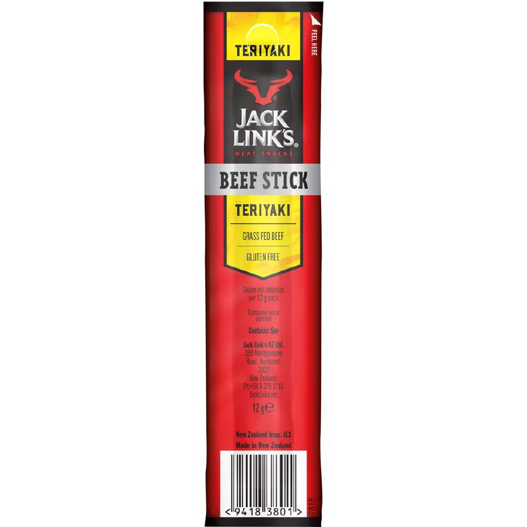 Jack Links Teriyaki Stick 12g, , hi-res
