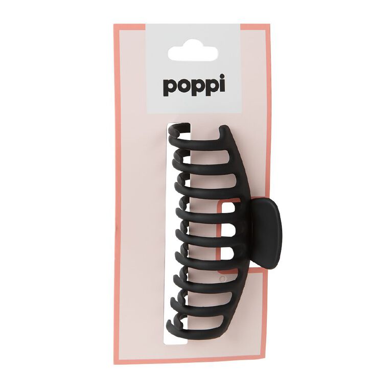 Poppi Claw Clip Black, , hi-res