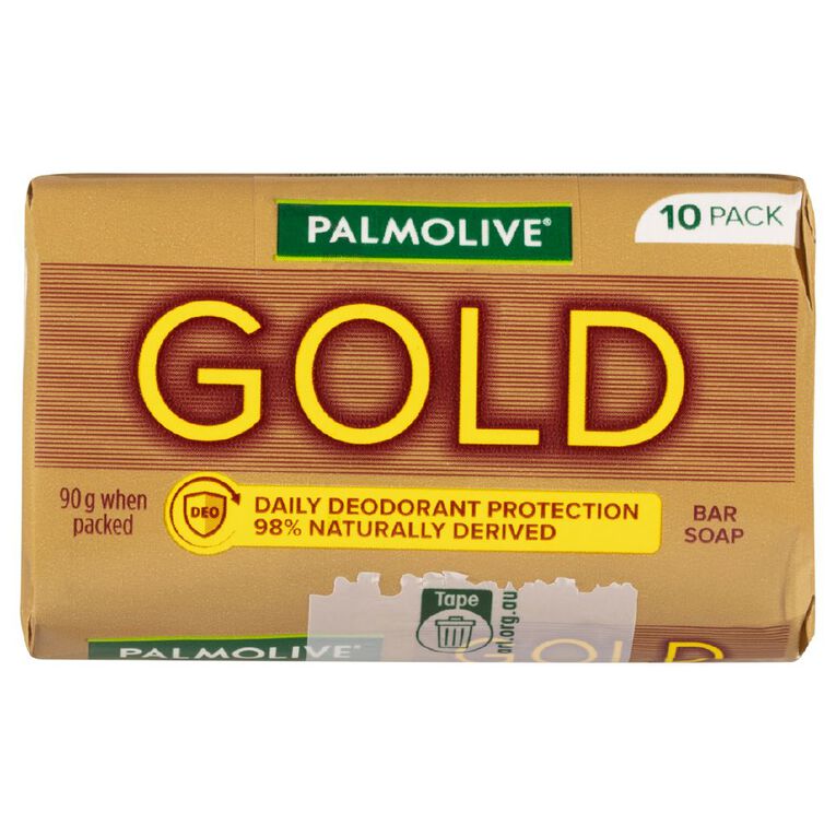 Palmolive Gold Soap 90g 10 Pack, , hi-res