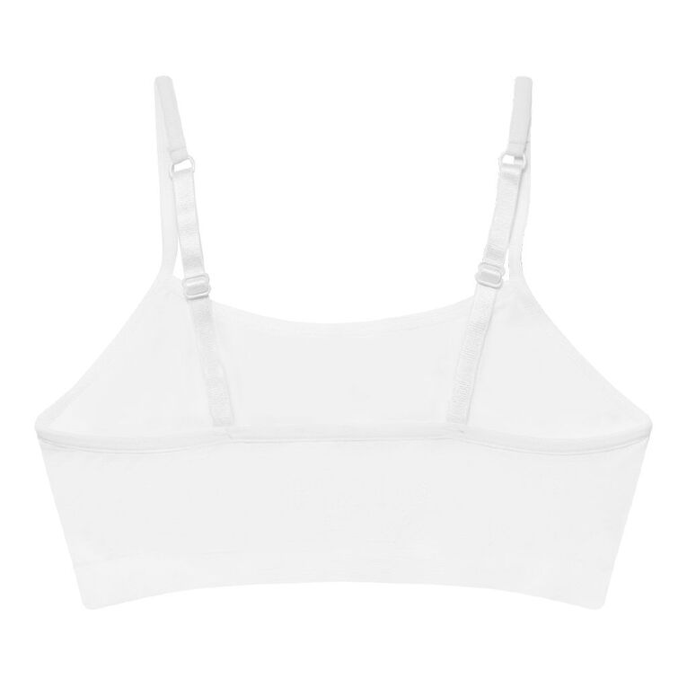 H&H Girls' Seamfree Crop 2 Pack, Red Mid, hi-res