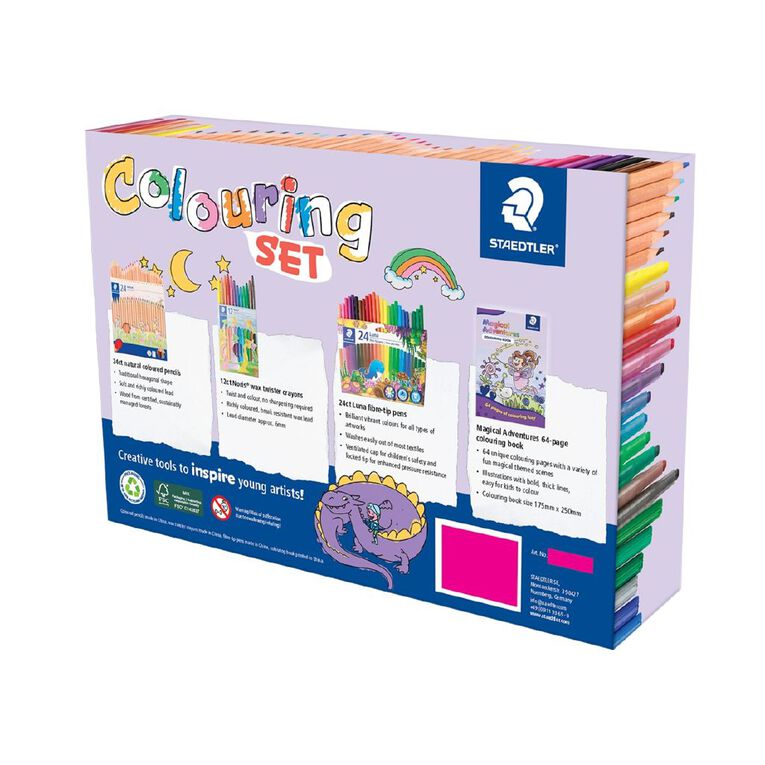 Staedtler Colouring Box Set Magical Aventures, , hi-res