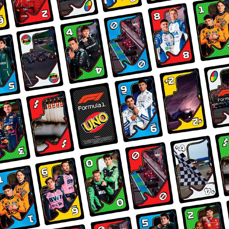 UNO F1 Racing Card Game, , hi-res