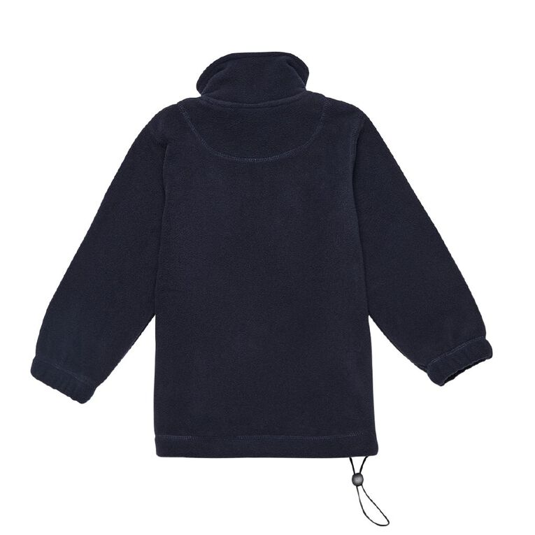 Schooltex Ohakune Polar Fleece Top with Embroidery, Navy, hi-res